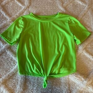 Forever 21 Neon Cropped Tee